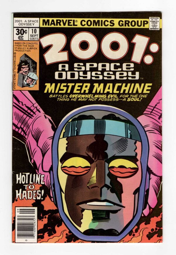 Jack Kirby 2001 A Space Odyssey 10—Front Cover | 2001 Jack Kirby