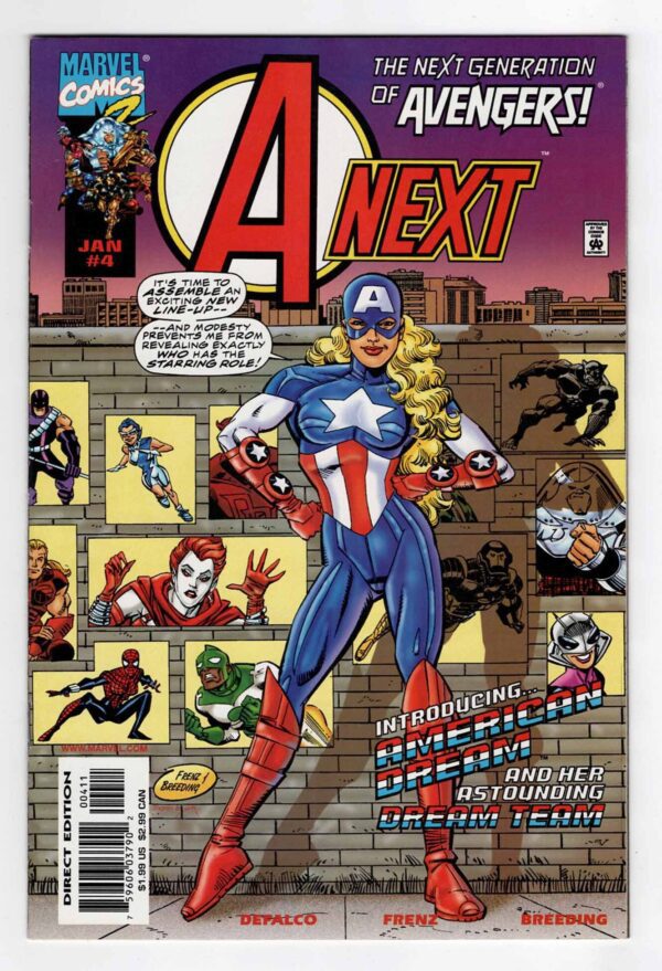 A-Next 4—Front Cover | A-Next American Dream | A-Next Avengers | A-Next Marvel Comics