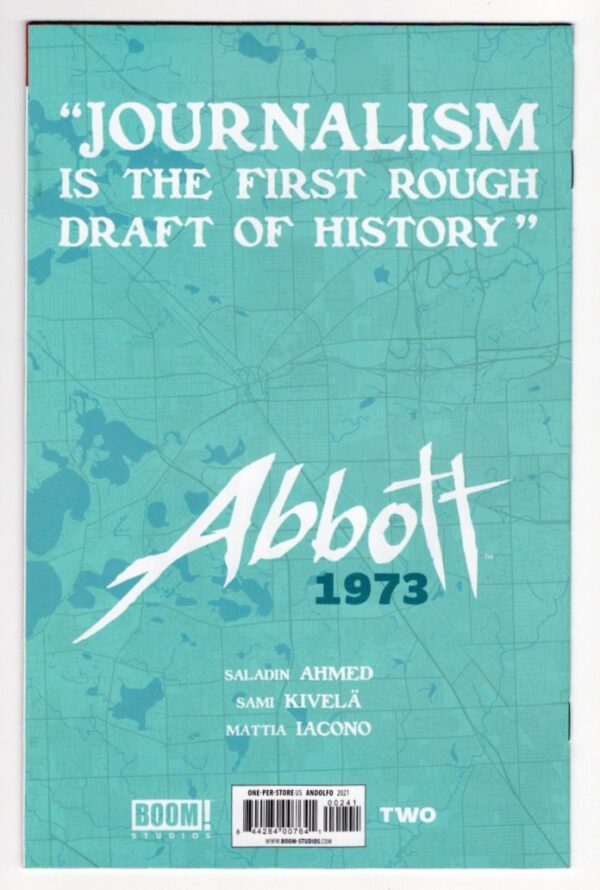 Abbott 1973 2—Back Cover | Abbott 1973 comic