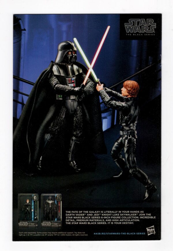Star Wars: Darth Vader 3 (Vol. 1)—Back Cover | 1st appearance of Doctor Aphra | Marvel Comics | Ash Avenue Comics
