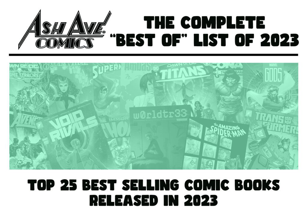 Top 25 Bestselling Comic Books in 2023 | AshAveComics.com